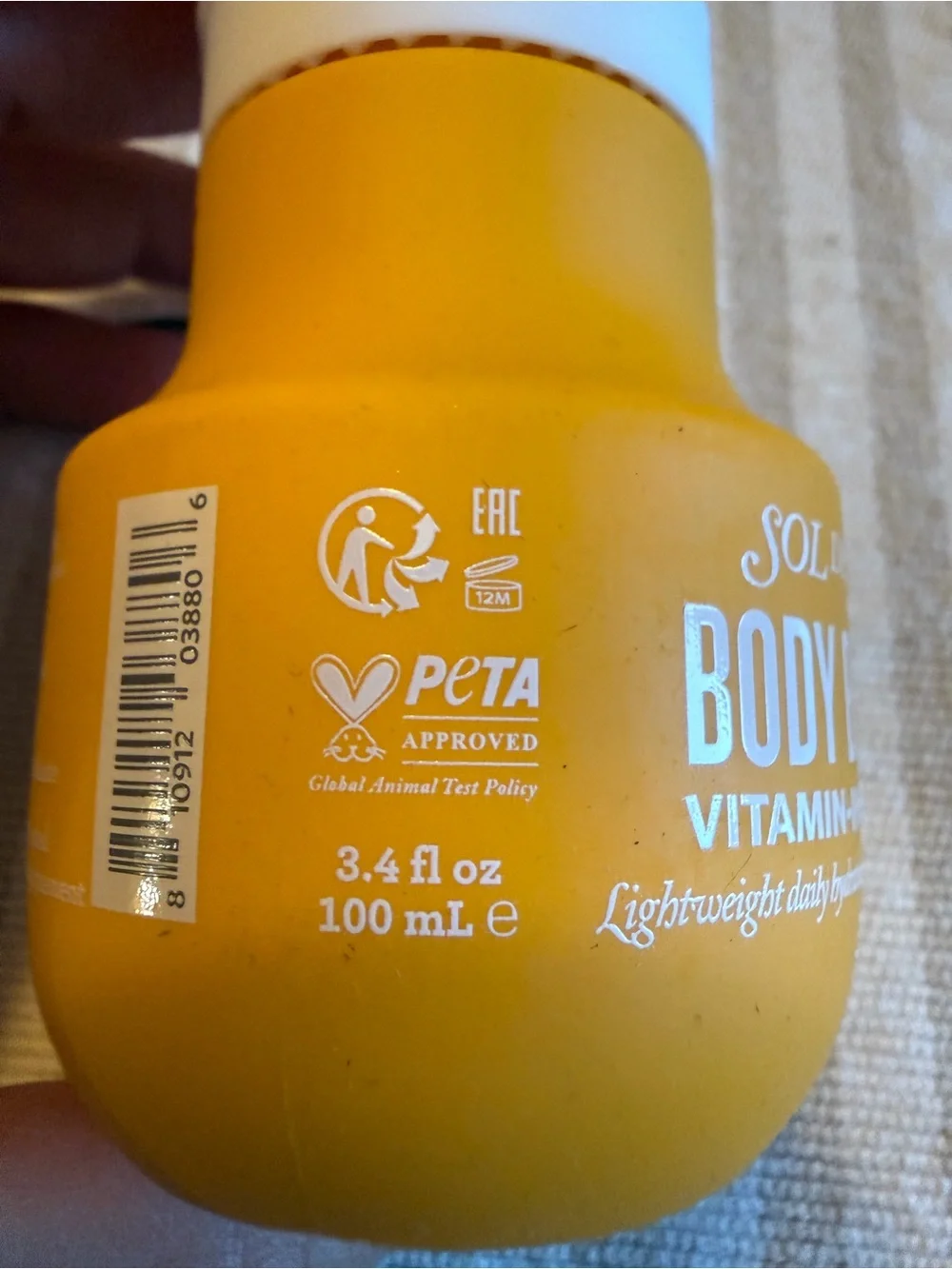 Sol de Janeiro Body Badalada Lotion in Bright Yellow and White